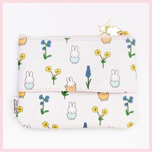 Miffy Flower Tissue Pouch Coin Purse NWT